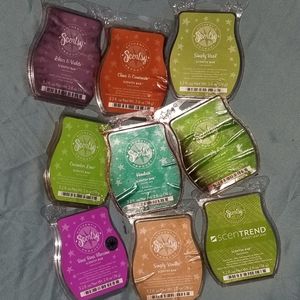 Lot of 9 Scentsy wax scents